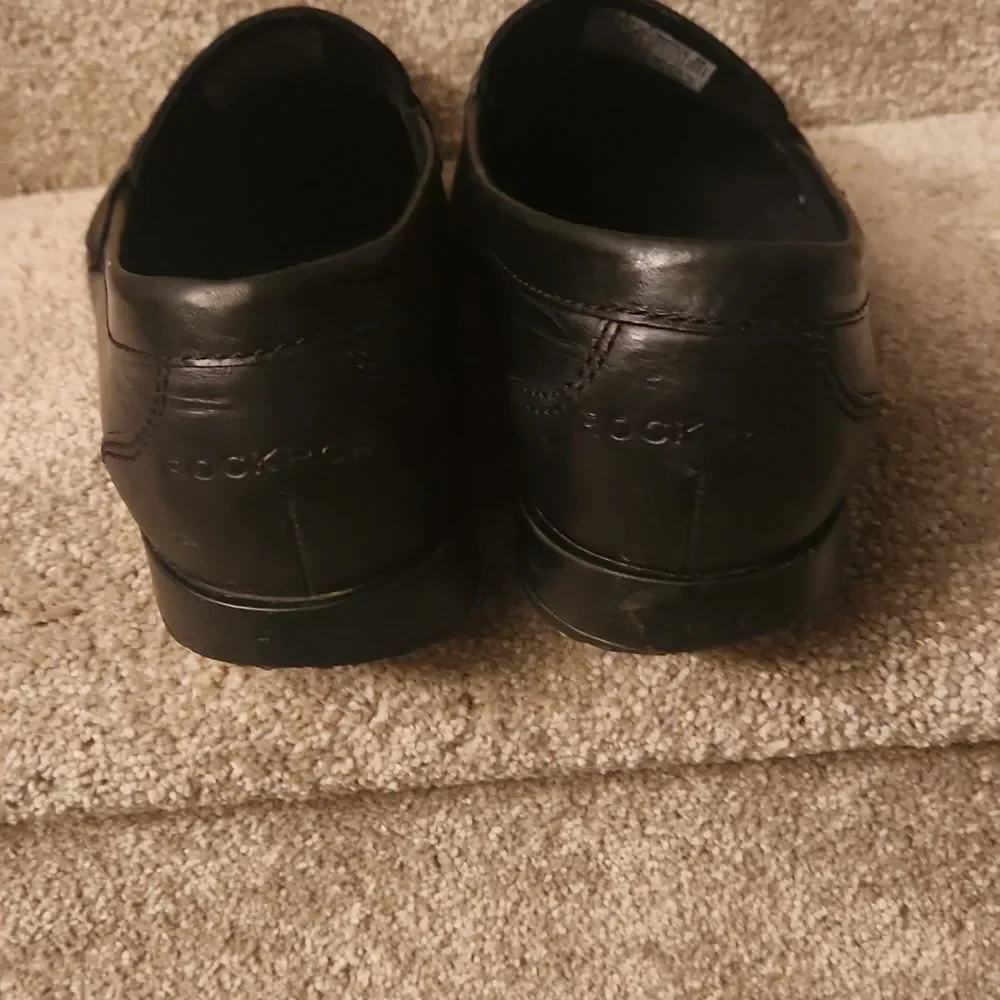 Rockport Men's Walkability Black Driving Loafers Size 8.5